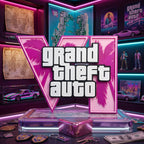 Plaque déco 3D – GTA 6 - LampeGeek