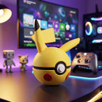 Pokéball Pikachu – Figurine 3D déco geek - LampeGeek