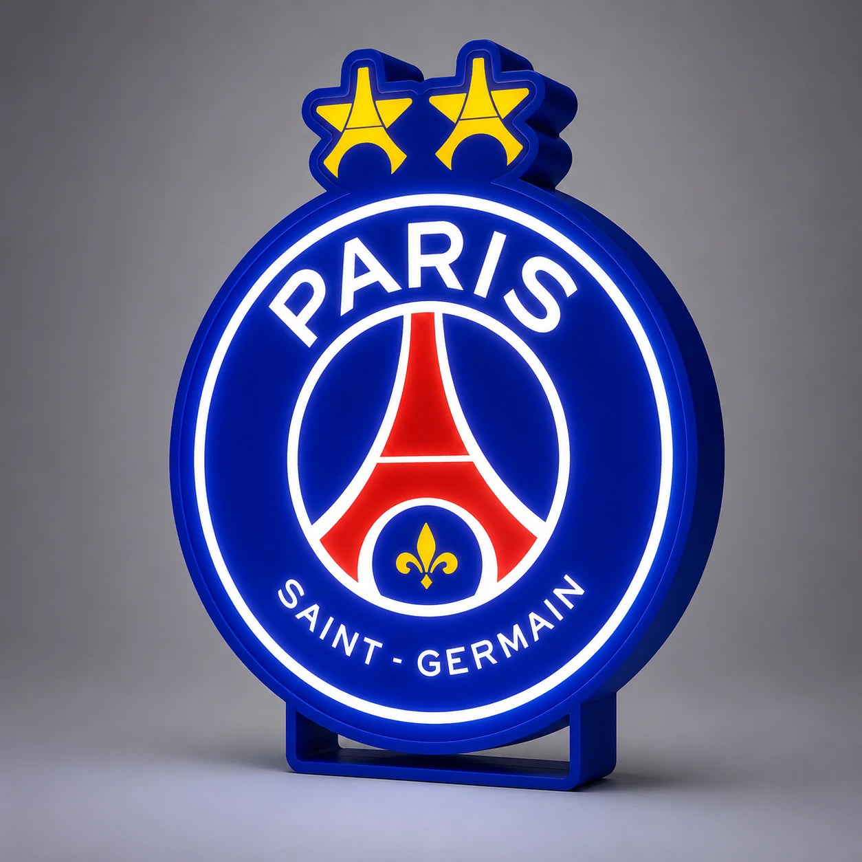 Lampe LED PSG 2026 Collector – Déco football & supporter parisien LampeGeek