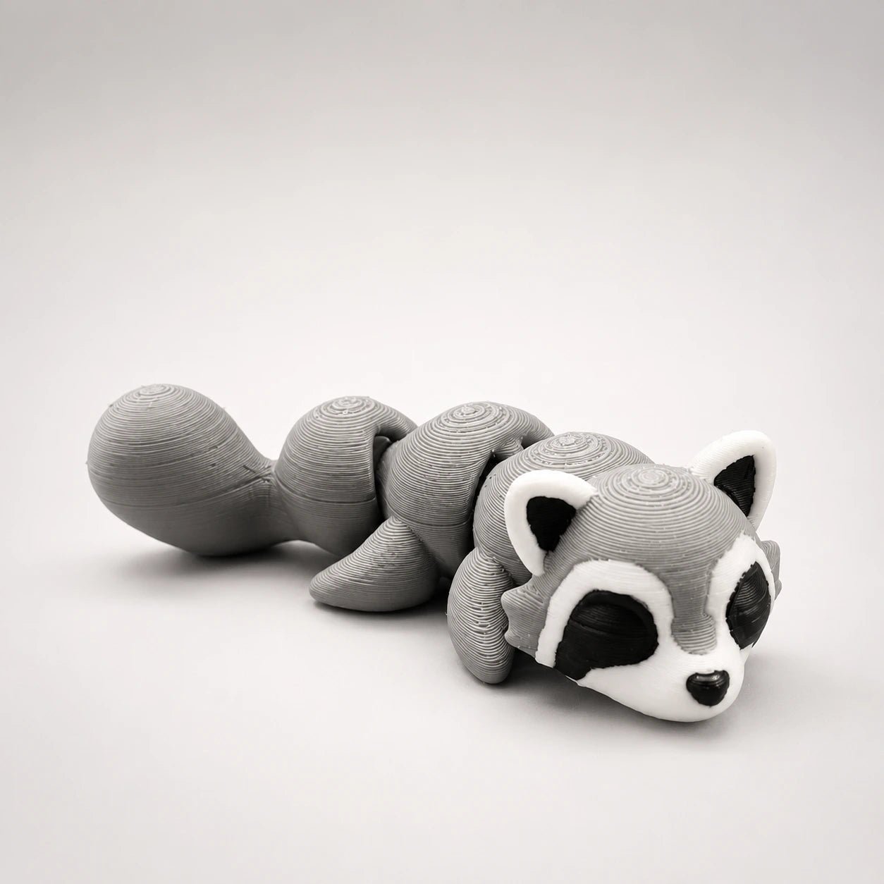 Rasco – Raton laveur articulé kawaii en impression 3D - LampeGeek