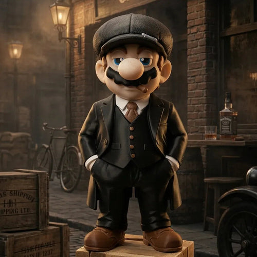 Figurine Mario Shelby 3D Collector – Déco série culte & pop culture LampeGeek