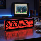 Lampe LED Super Nintendo Collector – Déco rétro gaming & console culte LampeGeek